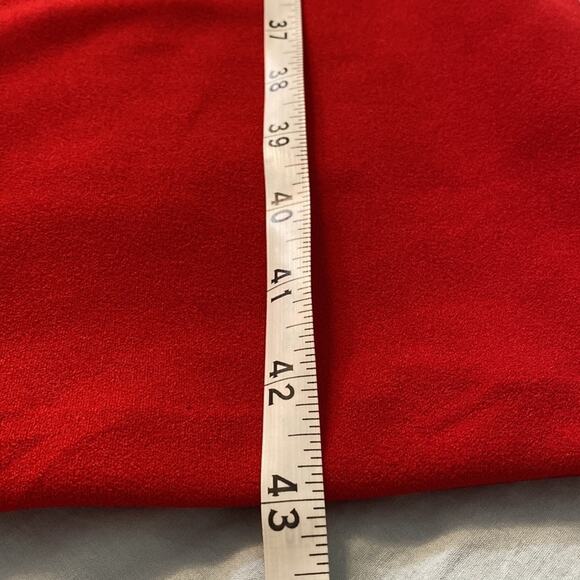 Kate & Mallory Red Stretch Crepe Sheath Dress Size Large - Picture 7 of 7